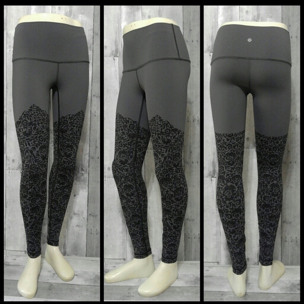 🦄 Lululemon Nulux Wunder Under Leggings Oh La Lace